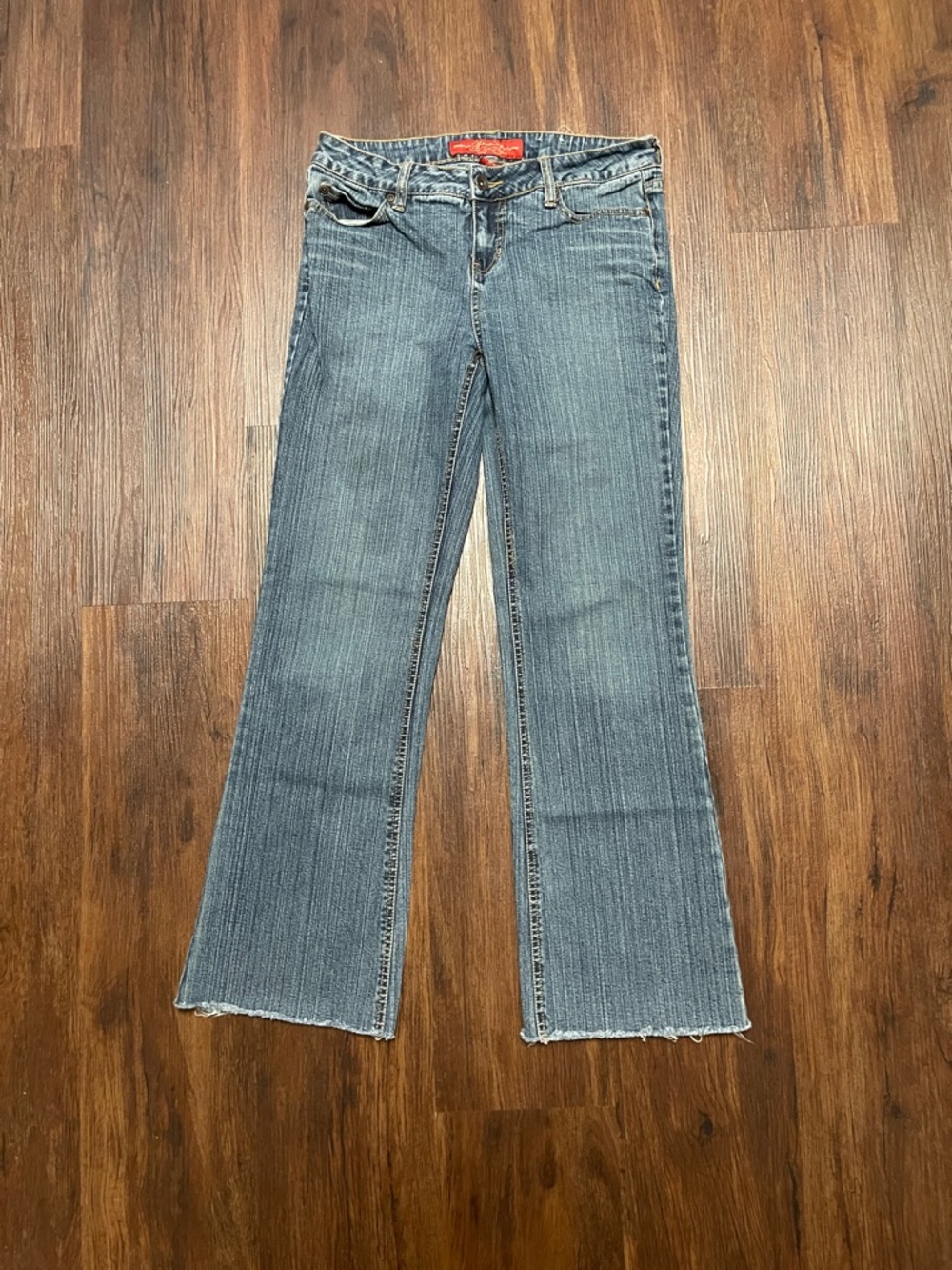 Faded Glory Premium Collection Low Rise Flare Jeans- 6P Y2K
